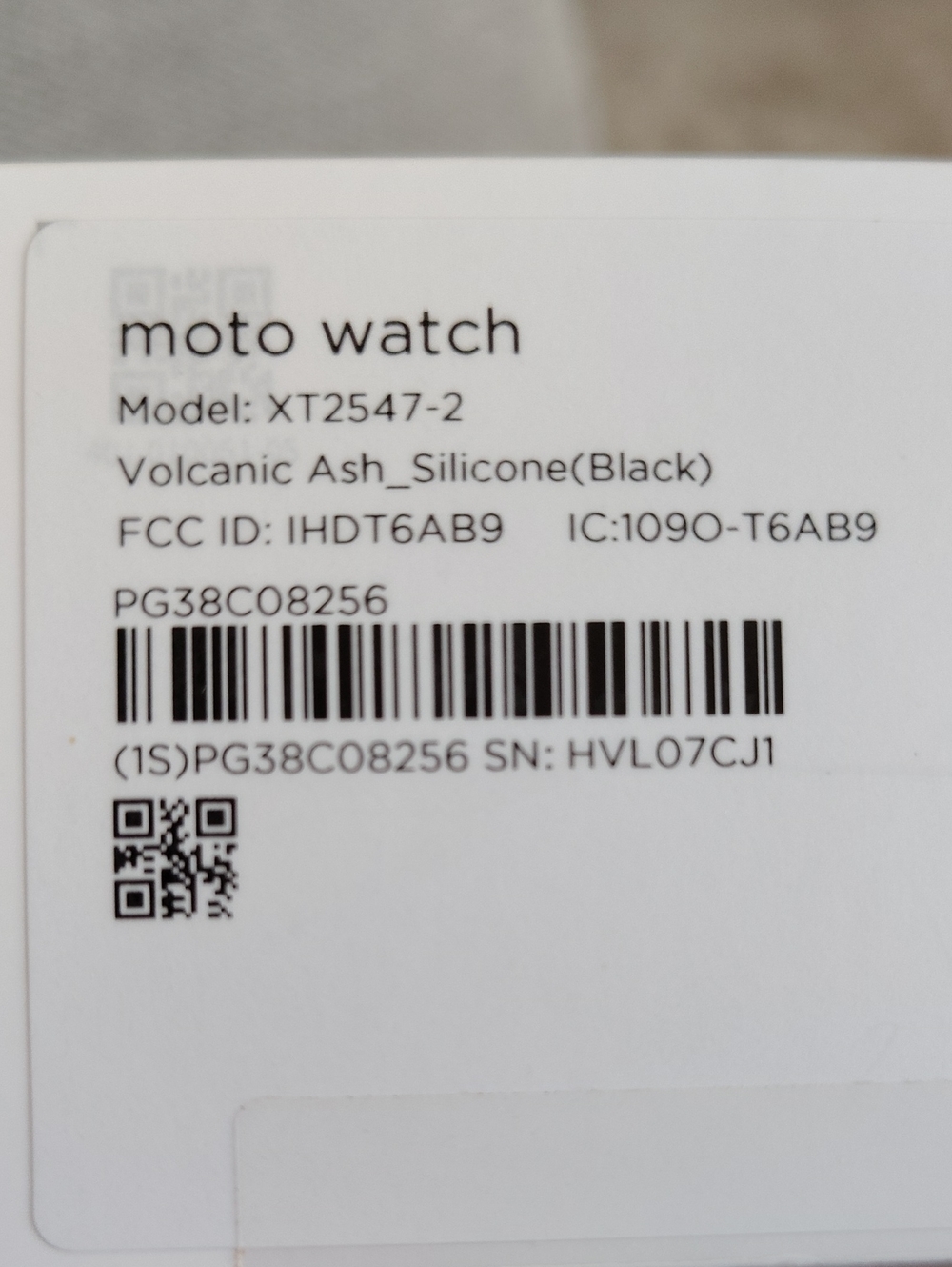 Android Motorola Moto Watch — Black Model # XT2547-2 - Picture 14 of 15